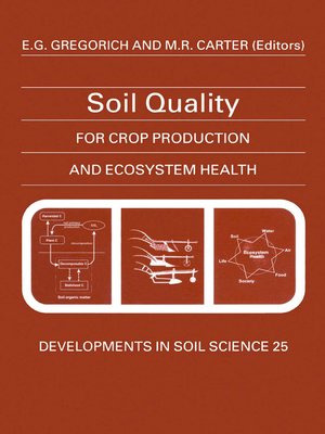 cover image of Soil Quality for Crop Production and Ecosystem Health
